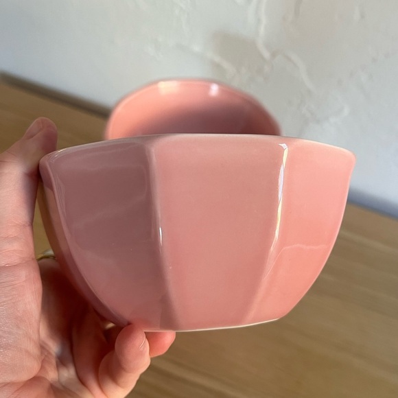 Set of 6 IKEA Pink STRIMMIG Cereal Bowls – Discontinued 6” Cottagecore Style - Picture 3 of 7
